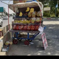 پله میوه فروشی وترازوی محک و کارتخوان ویکتور فایو