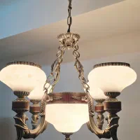 مجموعه ی لوسترهای برنز جفت تک ست(قیمت/تماس/حضور)|لوستر و چراغ آویز|تهران, اقدسیه|دیوار