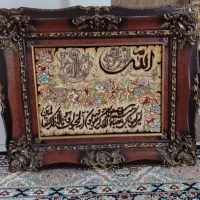 تابلو فرش دستبافت ابریشم در حد نو