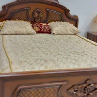 تخت دونفره چوبی سرویسخواب کلاسیک|تخت و سرویس خواب|تهران, اختیاریه|دیوار