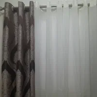 پرده حریر و دکور پانچ