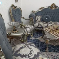 مبل هفت نفره نفره در حد نو همراه سه تا عسلی|مبلمان خانگی و میز عسلی|تهران, یاخجی آباد|دیوار