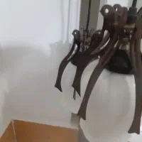 دوعدد لوستر اتاق خواب اشپزخونه