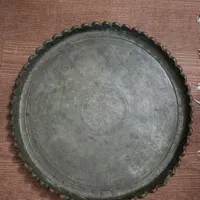 سینی قدیمی مسی حکاکی شده