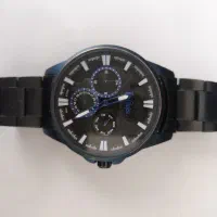 ساعت مچی مردانه مشکی سه موتوره
