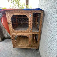 قفس پرنده چوب نراد