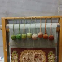 دارقالی گل ابریشم(نفیس)|تابلو فرش|قم, گلزار|دیوار