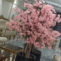 درختچه شکوفه مصنوعی صورتی نو