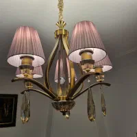 لوستر پنج شعله به همراه دیوارکوب