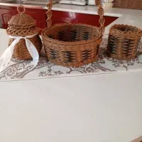 سبد مفتولی دست‌بافت  سبک، مقاوم و کاربردی