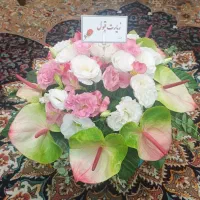 دسته گل سبد گل گلدان طبیعی