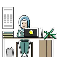 منشی خانم آشنا به کامپیوتر