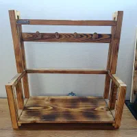 استند کافی بار چوبی