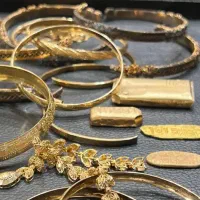 طلا شکسته و اب شده و سالم ب قمیت تابلو بدون درصد