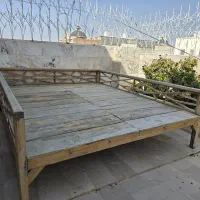 تخت بزرگ نشیمن برای استفاده باغ و کافه و رستوران|کافی‌شاپ و رستوران|گنبد کاووس, |دیوار