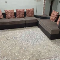 مبلمان راحتی در حد نو با تخفیف|مبلمان خانگی و میز عسلی|پرند, فاز ۳|دیوار