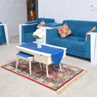 مبل هفت نفره با گل میز آن