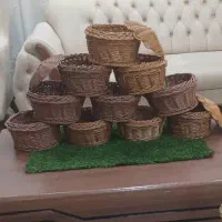 سبد های دست بافت