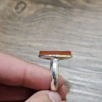 دو عدد انگشتر عقیق خطی|جواهرات|یزد, |دیوار