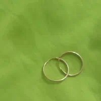 یک جفت گوشواره حلقه ای آینه ای یک گرم و۱۷۰سوت|جواهرات|دهدشت, |دیوار