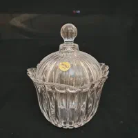 ظرف شکلات خوری یا قندان کریستالی سوگا ژاپن|ظروف سرو و پذیرایی|تهران, ستارخان|دیوار