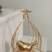 قفس دکوری با پرنده