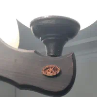 لوستر چوبی ۵ شعله تمیز و بدون ایراد برند DARKAR|لوستر و چراغ آویز|تهران, نیروی دریایی|دیوار