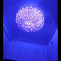 لوستر سقفی چشمه نور هفت رنگ