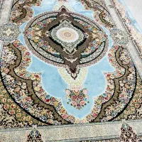 فرش ۱۲ و ۶ متری ۱۲۰۰ نخ ابریشمی