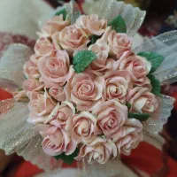 دسته گل عروس|گل مصنوعی|سامان, |دیوار