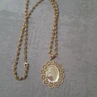 پلاک گردنبندمشابه طلا