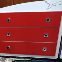 سرویس تخت کمد و دراور و بوفه در حد نو بدون زدگی