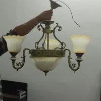 دو عدد لوستر سالم وتمیز