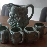 ظروف سفالی با قدمت ۵۰ ساله|کلکسیون اشیاء عتیقه|گرگان, |دیوار