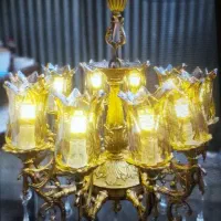 لوستر برنز|لوستر و چراغ آویز|کرمانشاه, |دیوار