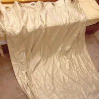 پرده شاین ضخیم با چوب پرده