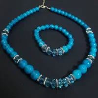 ست گردنبند و دستبند کاملا نو