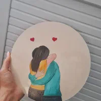 دیوار کوب چوبی دست ساز