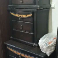 کمد وتخت چوبی