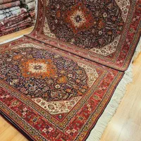 جفت۶متری دستباف زمینه سرمه ای نقشه قبا|فرش|تهران, اکباتان|دیوار