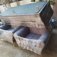 مبل 7نفره راحتی پایه استیل|مبلمان خانگی و میز عسلی|آفتاب, |دیوار