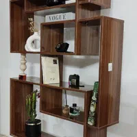 کتابخانه، کتابخونه، کتابخانه دیواری، استند|کتابخانه، شلف، قفسه‌های دیواری|مشهد, شهرک رازی (شهرک غرب)|دیوار