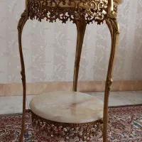 میز تلفن برنجی