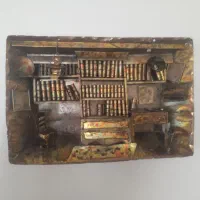 تابلو کتابخانه عتیقه