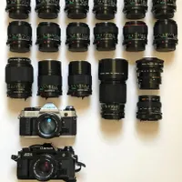 دوربین عکاسی آنالوگ کانن Canon AE-1 PROGRAM 50/1.8|دوربین عکاسی و فیلم‌برداری|تهران, سهروردی|دیوار
