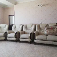 مبل چرم 9 نفره کاملا سالم