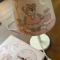 ست آباژور و ساعت و آویز سقفی کودک|ساعت دیواری و تزئینی|رشت, گلسار|دیوار