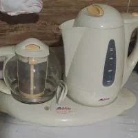 چای ساز نو استفاده نشده وسماوراستیل رو گازی