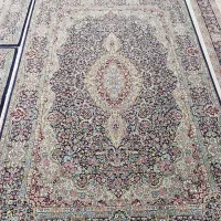چهار عدد فرش شش شیش ۶ متری تراکم ۱۲۰۰ سرمه‌ای سالم