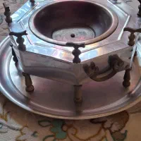 منقل استیل گرد|کلکسیون اشیاء عتیقه|اهواز, مجاهد|دیوار